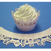 Baby Pink Cupcake Wrappers Pk 12