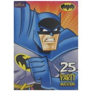 Batman Party Invitation Pad Pk25 