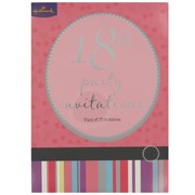 Invitation 18 Party Pink Pk25 