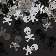 Pirate Party Confetti - Skull & Crossbones Pk 1 