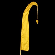 Bali Flag With Tail 1m Gold Pk1 