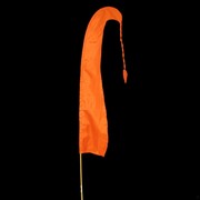 Bali Flag With Tail 1m Orange Pk1 