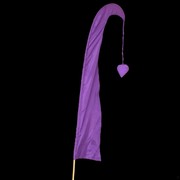 Bali Flag With Tail 1m Purple Pk1 