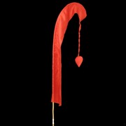 Bali Flag With Tail 1m Red Pk1 
