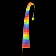 Bali Flag With Tail 1m Rainbow Pk1 