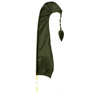 Bali Flag With Tail 50cm Black Pk1 