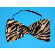 Tiger Print Bow Tie Pk 1 
