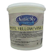 Pastel Yellow Vanilla Rolled Fondant 1kg Pk 1 