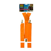 Trouser Braces Suspenders Neon Orange Pk1 