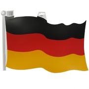 Cutout Flag German 18 inch Pk1 