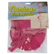 Hanging Wind Spinner Hawaiian Flamingo 42in Pk1 