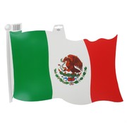 Cutout Flag Mexican 18 inch Pk1 