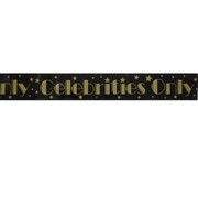 Hollywood Party Decoration - Celebrities Only Party Tape (6m) Pk1 