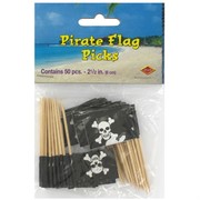 Picks Flag Pirate 60mm Pk50 