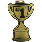 Scene Cutout Gold Trophy Cup 16in Pk1 