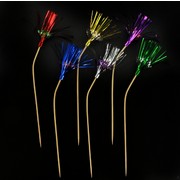 Foil Sunflower Picks - 18cm Pk1 