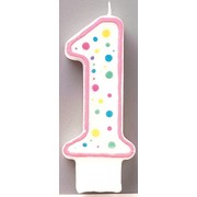 Cake Candles #1 Pink Pk1