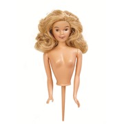 Blonde Teen Doll Cake Pick Pk 1 
