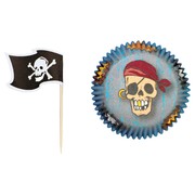 Baking Cups 5cm Pirate Combo Pk24