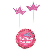 Princess Party Baking Cups - 5cm Combo Pk24 