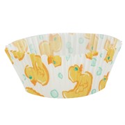 Baby Shower Cupcake Cases - Rubber Ducky Pk75 
