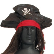 Pirate Wig & Hat Pk 1 