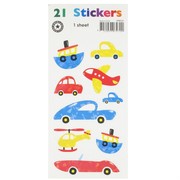 Holographic Cars & Vehicles Stickers Pk 1