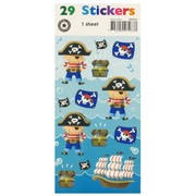 Stickers Two Fold Pirates & Skulls Pk1 
