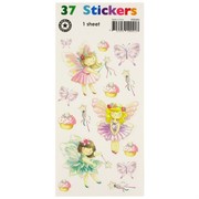 Stickers Two Fold Fairies Pk1 