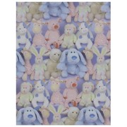 Baby Wrapping Paper - Teddies 700mm x 495mm Pk1 