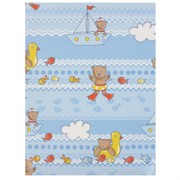 Gift Wrap Nautical Teddy 700mm x 495mm Pk1 