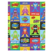 Super Hero Wrapping Paper - 700mm x 495mm Pk 1 
