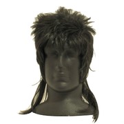Party Wig - Black Mullet Pk1 