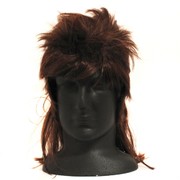 Party Wig - Brown Mullet Pk1 