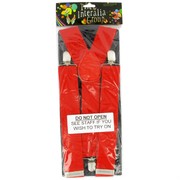 Red Party Suspenders Pk1 