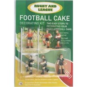 Rugby & League Footy Set Cake Decorations Pk1