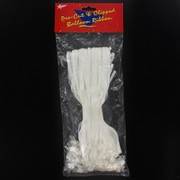 Ribbon Pre Clipped White Pk50 
