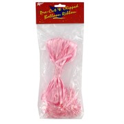 Ribbon Pre Clipped Pale Pink Pk50 