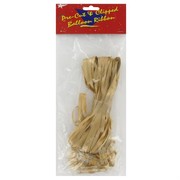 Ribbon Pre Clipped Gold Pk50 