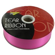 Tear Ribbon 31mm x 100Y Hot Pink  Pk1 