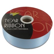 Tear Ribbon 31mm x 100Y Pastel Blue  Pk1 