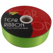 Tear Ribbon 31mm x 100Y Lime Green  Pk1 
