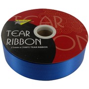 Tear Ribbon 31mm x 100Y Royal Blue  Pk1 