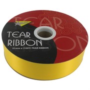 Tear Ribbon 31mm x 100Y Yellow  Pk1 
