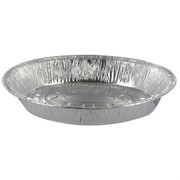Foil Containers Heavy Duty Large Oval 6.4L 350x475mm Pk2 
