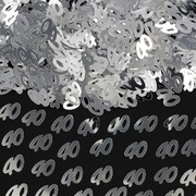Silver 40 Confetti Pk 1 