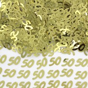 Gold 50 Confetti Pk 1 