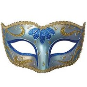 Classic Blue Party Mask Pk1