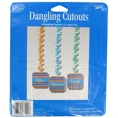 Decoration Dangling Cutouts Retirement Pk3 