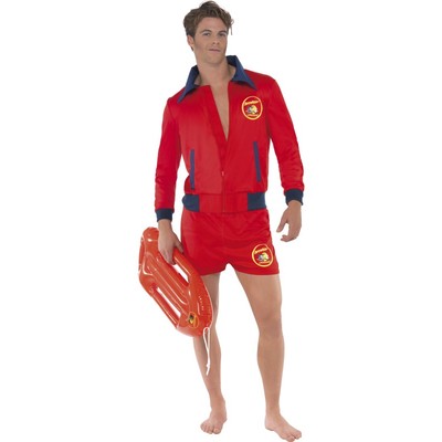 Adult Baywatch Lifeguard Costume (Medium) Pk 1